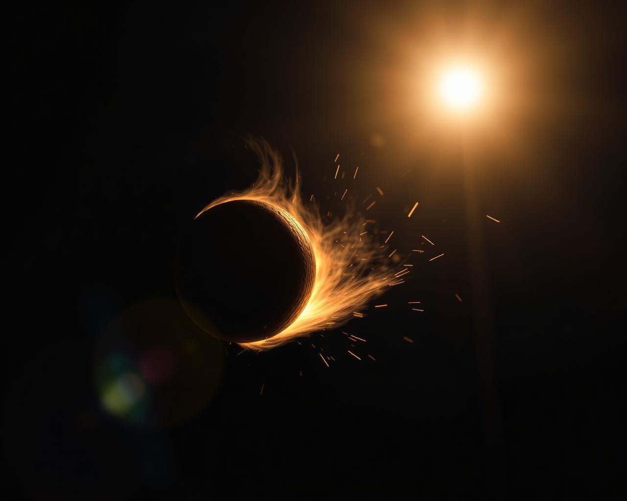Cricket ball with fire trail — Reddy Anna Book cricket markets