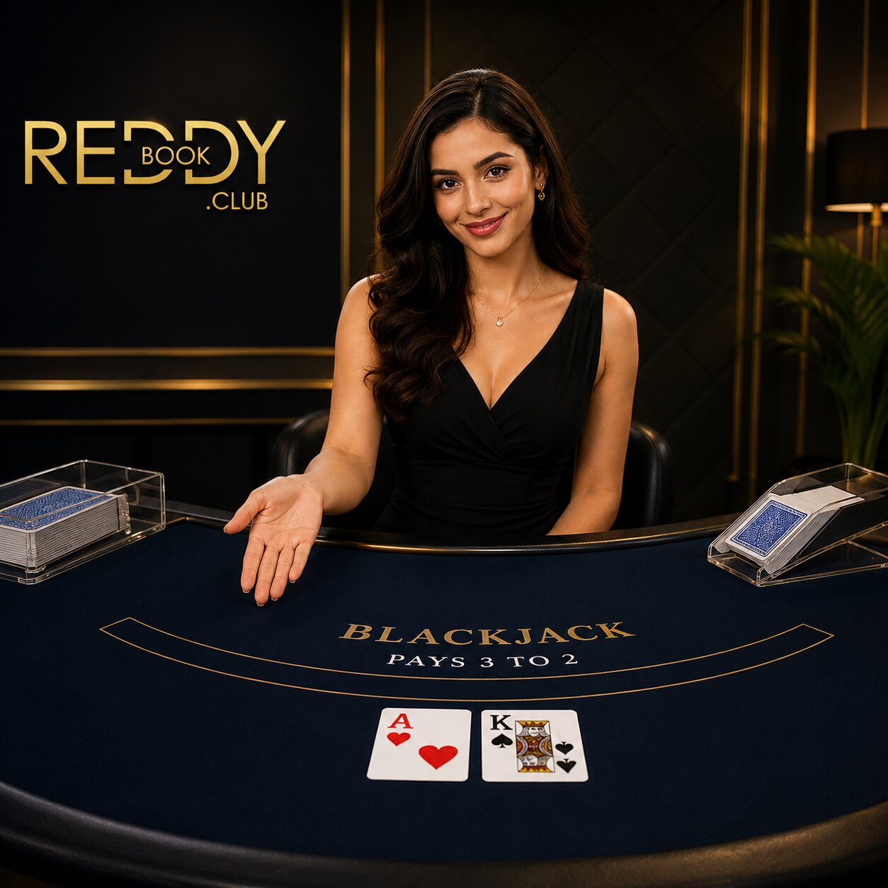 Live roulette wheel for Reddyanna live casino dealer tables