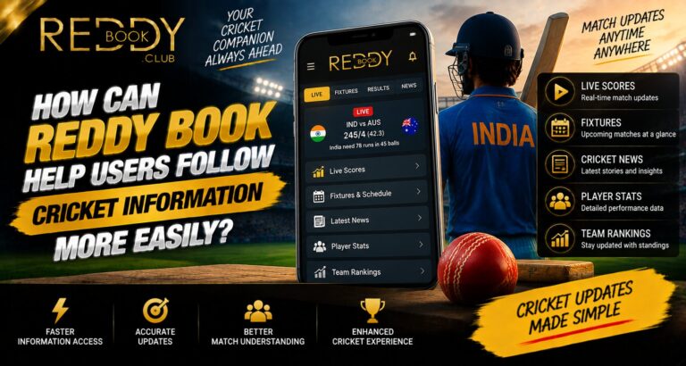 How Can Reddy Book Help Users Follow Cricket Information More Easily?