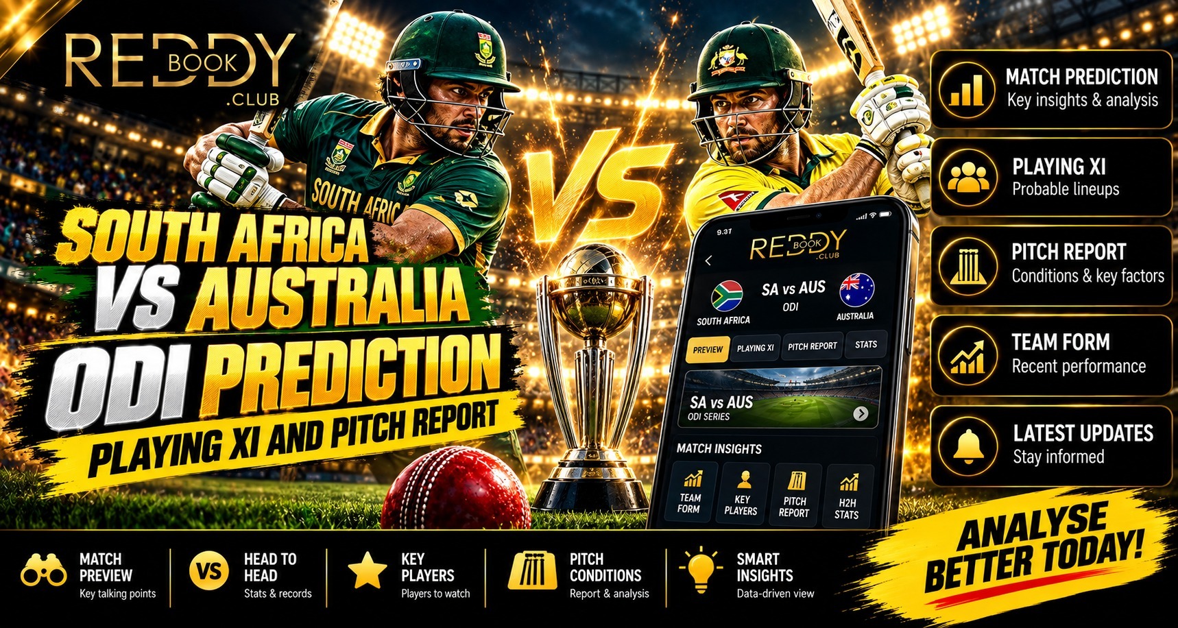 South Africa vs Australia ODI Prediction, Playing XI and Pitch Report