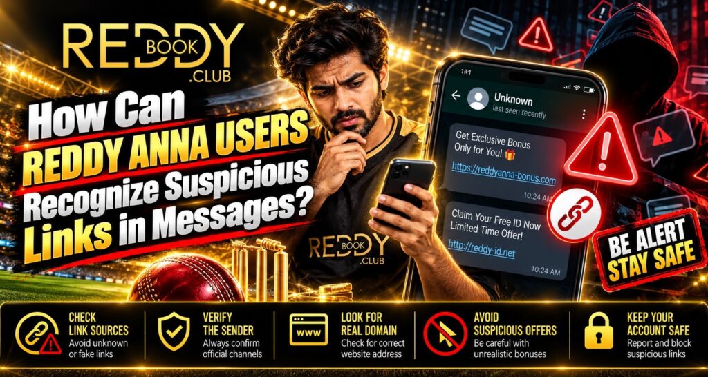How Can Reddy Anna Users Recognize Suspicious Links in Messages?